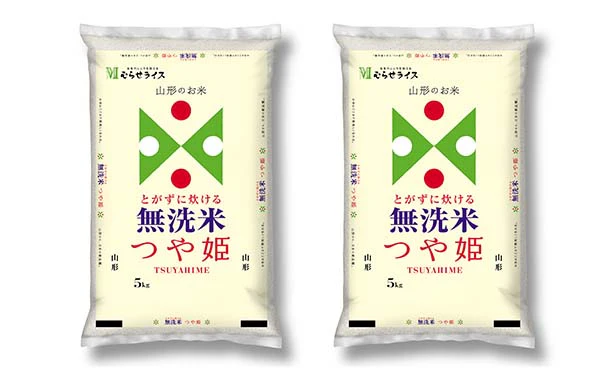 令和5年産「山形県産 つや姫 無洗米」5kg