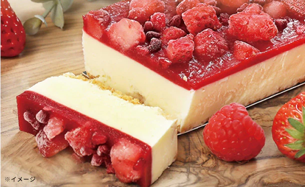 「3種のベリーチーズケーキ」
