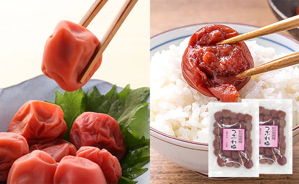 「紀州南高梅 つぶれ梅 Lサイズ しそ味(塩分8%)」400g