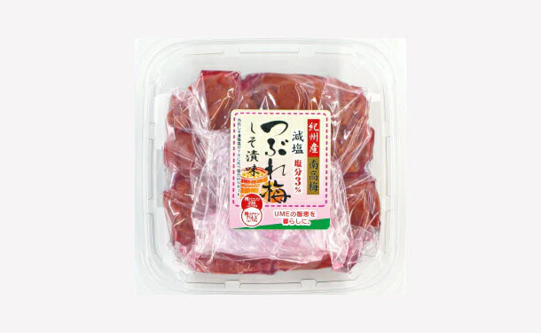 「紀州産南高梅 減塩 つぶれ梅 しそ漬味 梅干し 塩分3％」350g - Image 2
