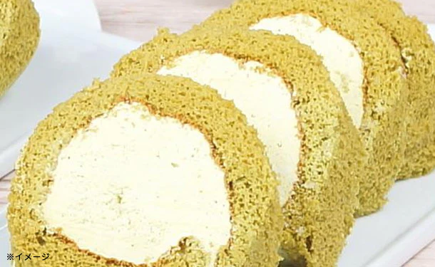 「カットロールケーキ 抹茶」500g