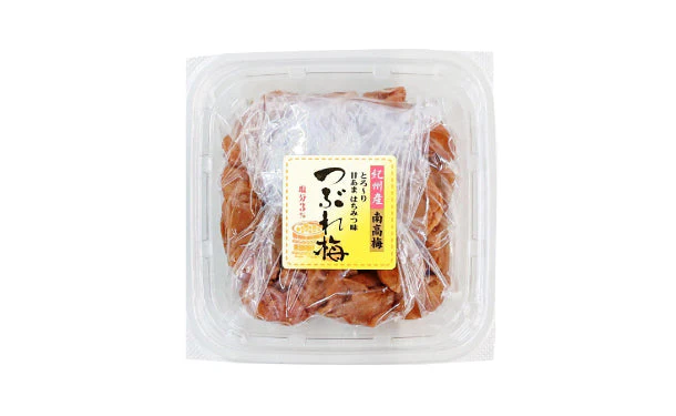 「減塩 紀州産南高梅 つぶれ梅 はちみつ味 梅干し 塩分3％」350g - Image 4