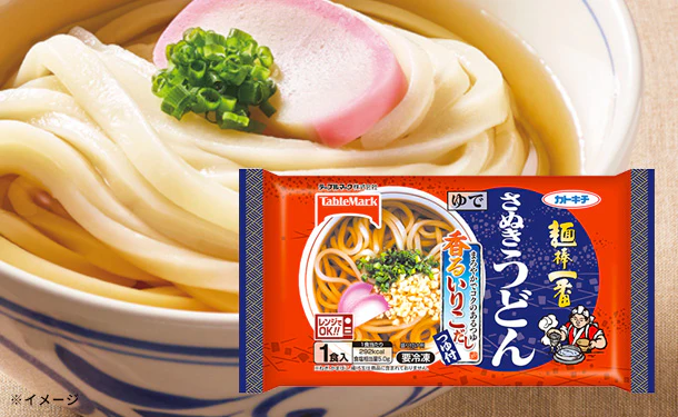 テーブルマーク「麺棒一番 さぬきうどん いりこだし」230g