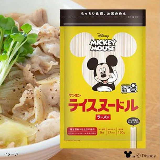 ケンミン食品「ミッキーマウス ライスヌードル ラーメン」150g
