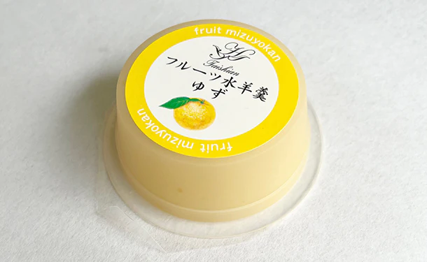 「フルーツ水羊羹 ゆず」80g