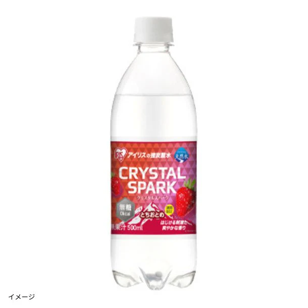 アイリスフーズ「CRYSTAL SPARK とちおとめ」500ml