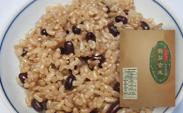 新潟県産「発芽玄米ミルキークイーン(小豆入り)」940g