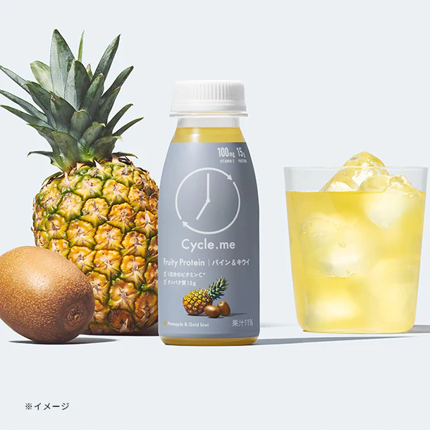 Cycle.me「フルーティプロテイン パイナップル&ゴールドキウイ」235g