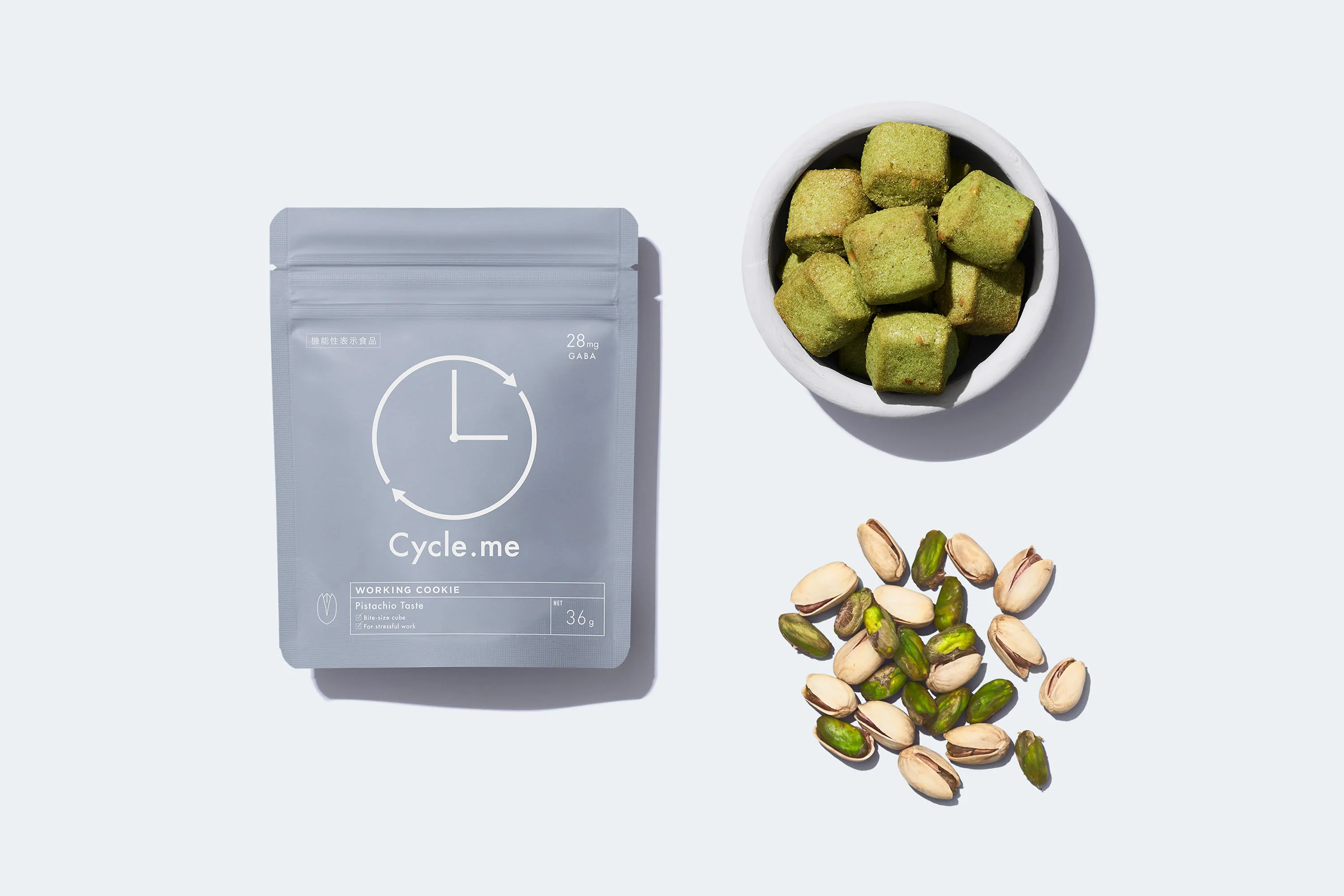Cycle.me「ワーキングクッキー ピスタチオ」36g
