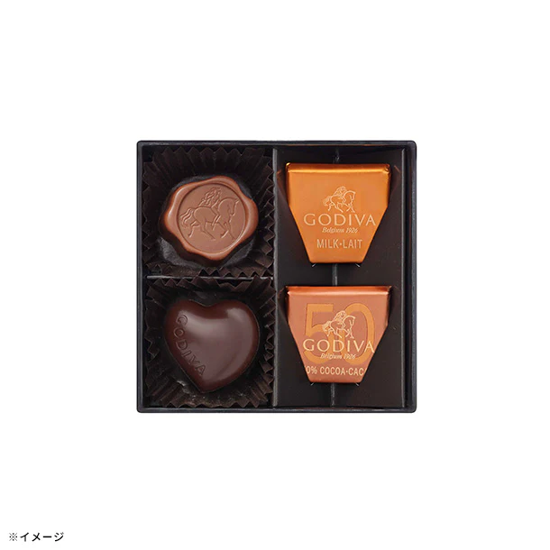 GODIVA「ハート オブ ゴールド セレクション(4粒入)」 - Image 2