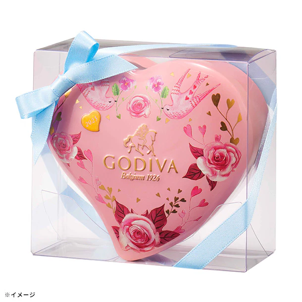 GODIVA「ブーケ ド ゴディバ G キューブ アソートメント ミニハート缶(5粒入)」 - Image 2