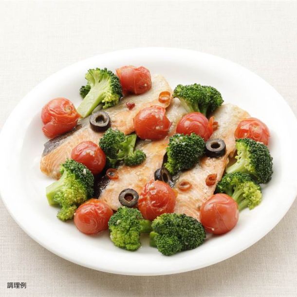 FreshStock「鮭の蒸し焼き ガーリックソース」2~3人前 - Image 2