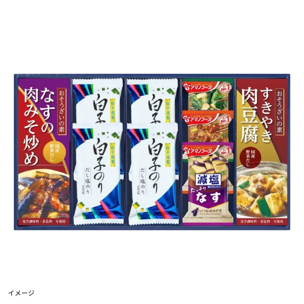 「キッコーマン＆アマノフーズ＆白子のり C-40A」