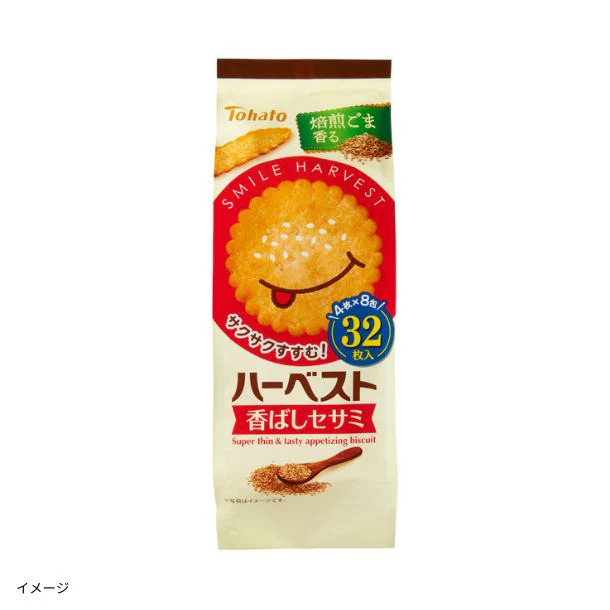 東ハト「ハーベスト 香ばしセサミ」32枚入