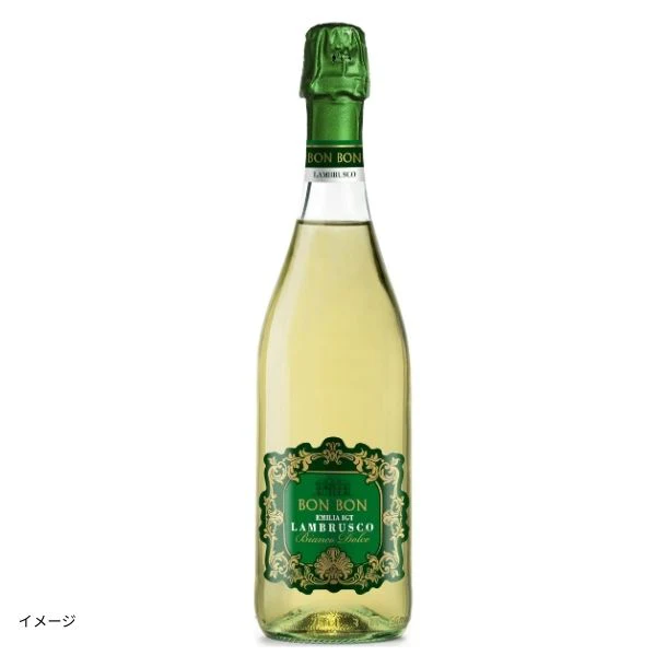 イタリア産 微発泡 白「ボンボン ランブルスコ ビアンコ ドルチェ」750ml