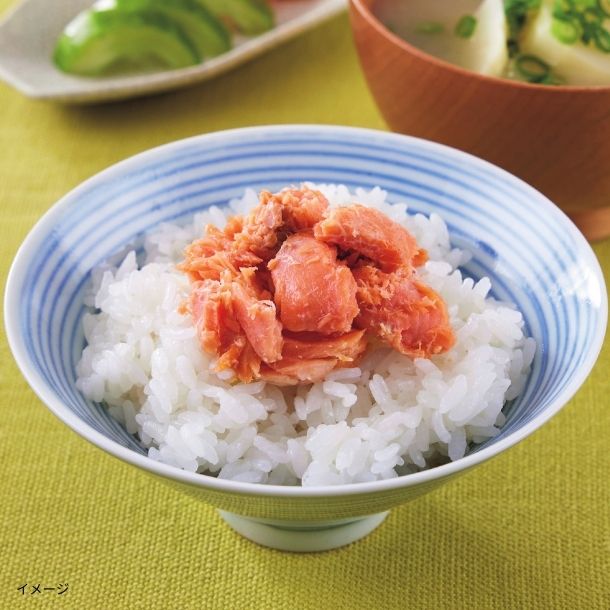 「焼紅鮭あらほぐし 100g」4本