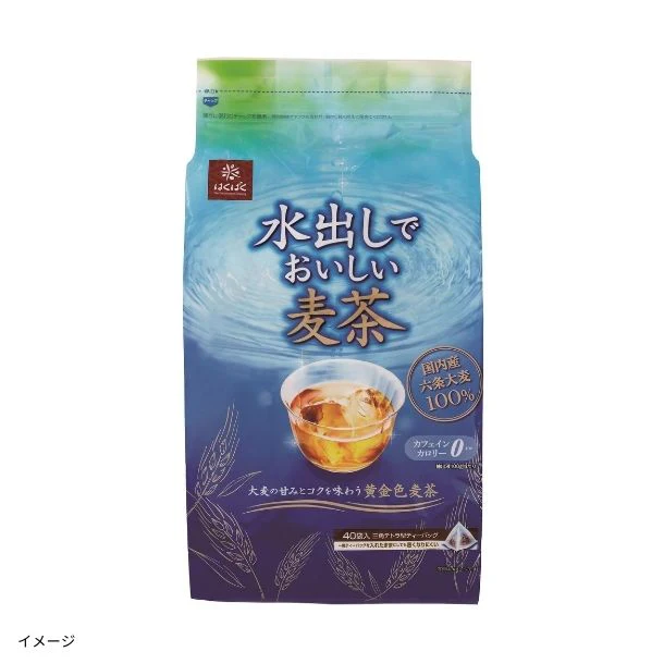はくばく「水出しでおいしい麦茶」40袋入