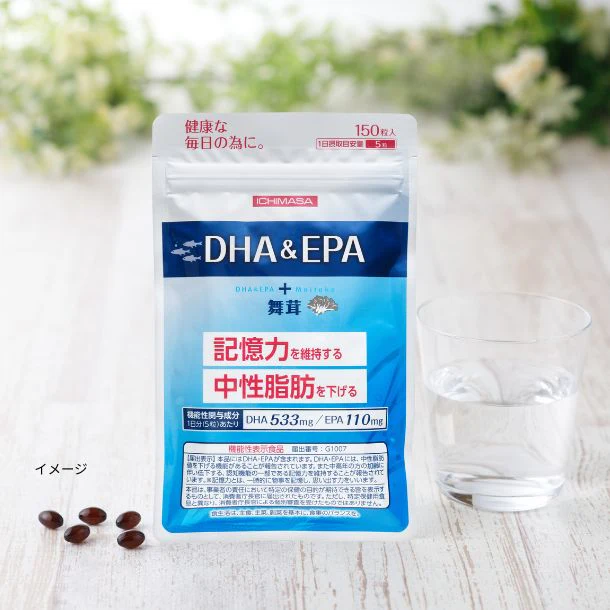 いちまさ「DHA&EPA+舞茸エキス」約30日分