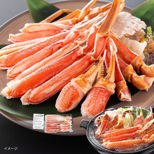 「カット済み 生ズワイガニ」600g