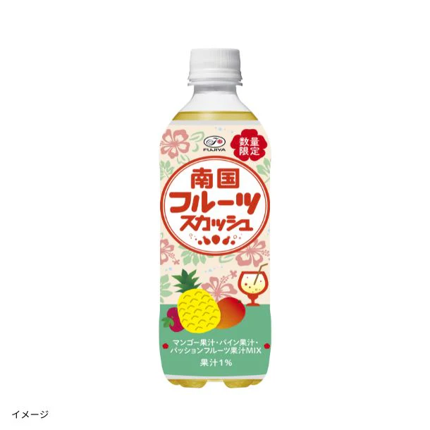 不二家「南国フルーツスカッシュ」500ml