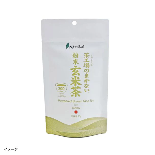 「茶工場のまかない粉末玄米茶」70g