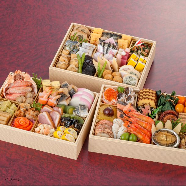 2026おせち「日本料理翠徳亭 三段重」4人前