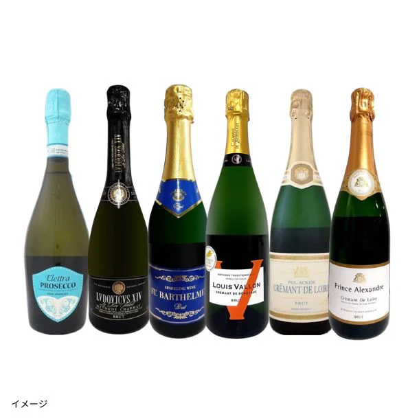 「クレマン3本入り！ちょっといいスパーク6本セット」750ml