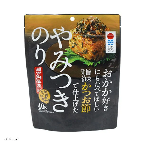 「おかか好きにも食べてほしい旨味ひろがるかつお節で仕上げた やみつきのり」40g