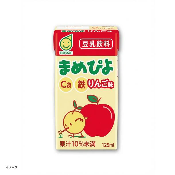 マルサンアイ「まめぴよ りんご味」125ml